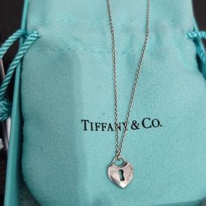 Tiffany & Co Heart Lock Necklace